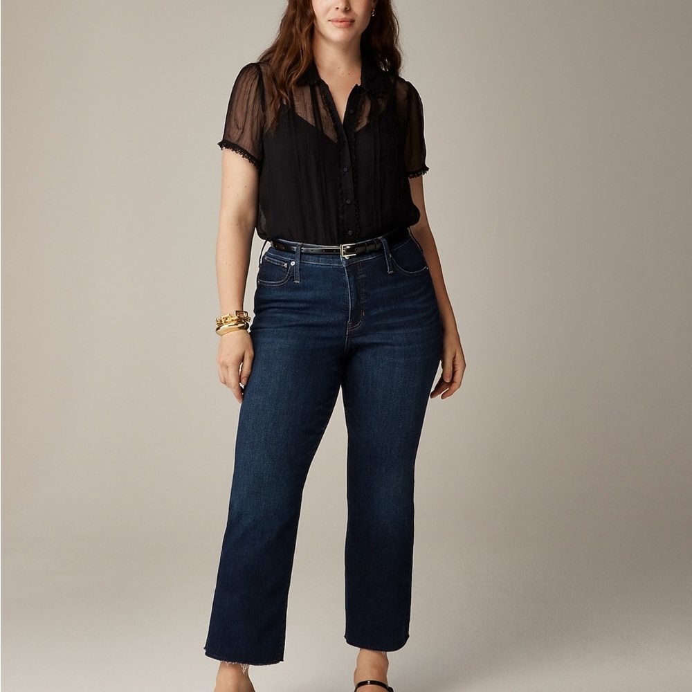 J. Crew NWT 03 Kick out crop indigo jeans